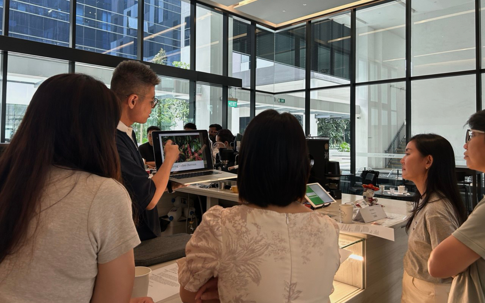 Group bonding workshop from musketeers coffee