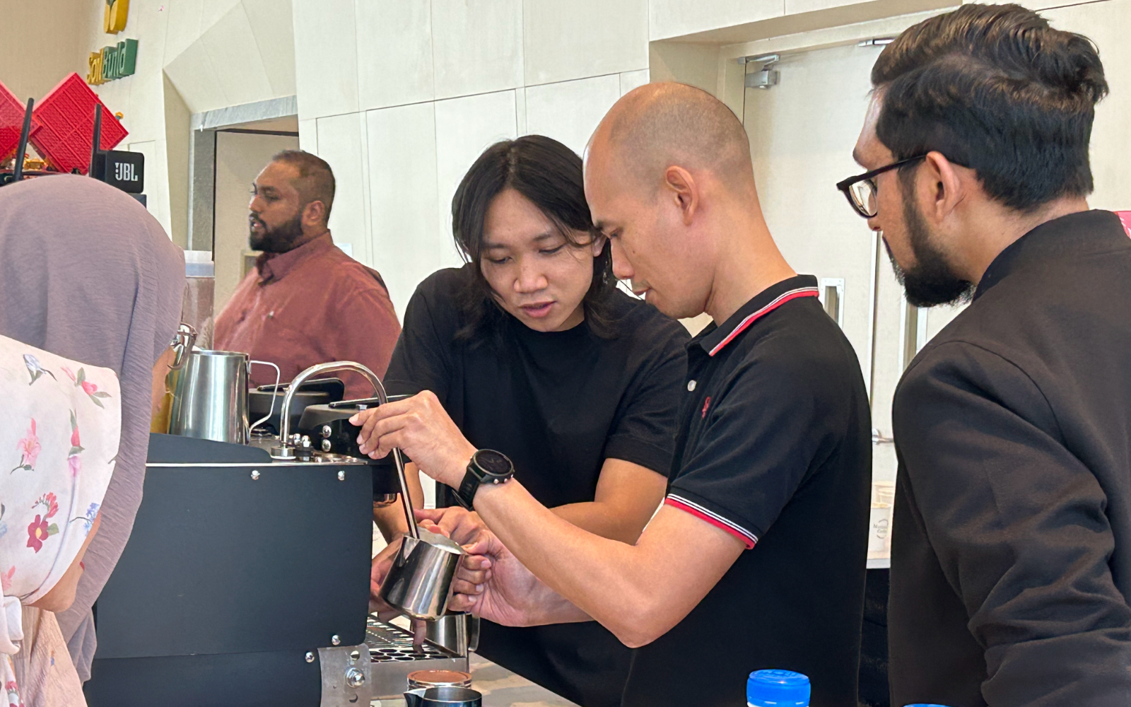 Latte art team building workshop